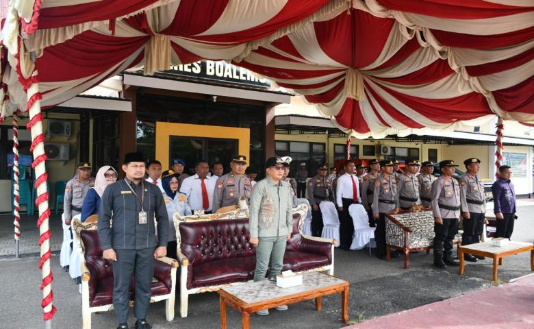 Wabup Lahmuddin Hadiri Gelar Pasukan Operasi Ketupat Otanaha 2026